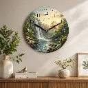 Custom Wooden Wall Clock | Personalized Round Home Decor Clock