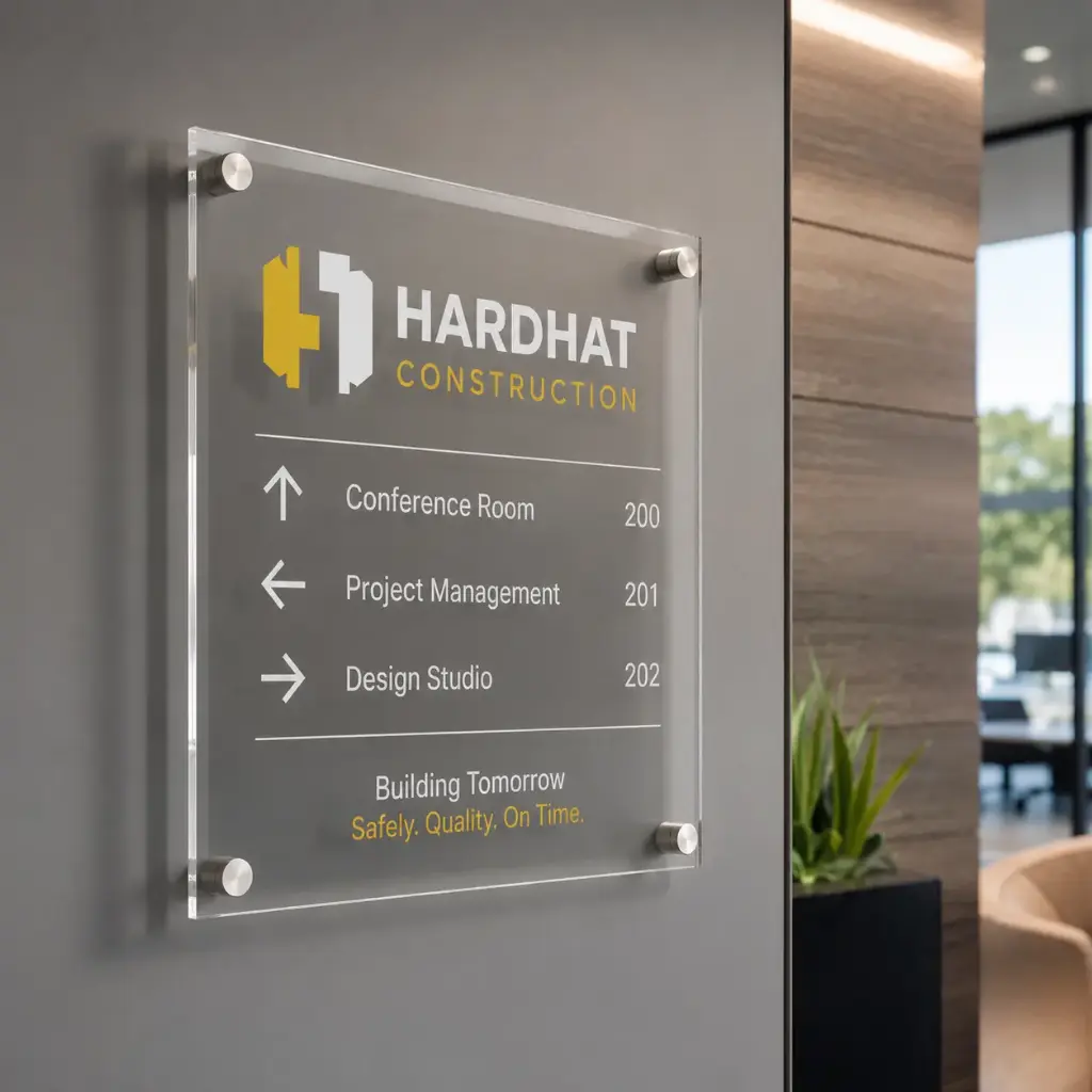 1211-Acrylic Sign