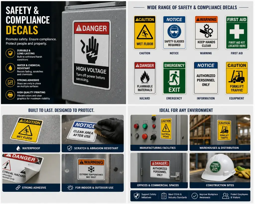 3223-Safety & Compliance Decals