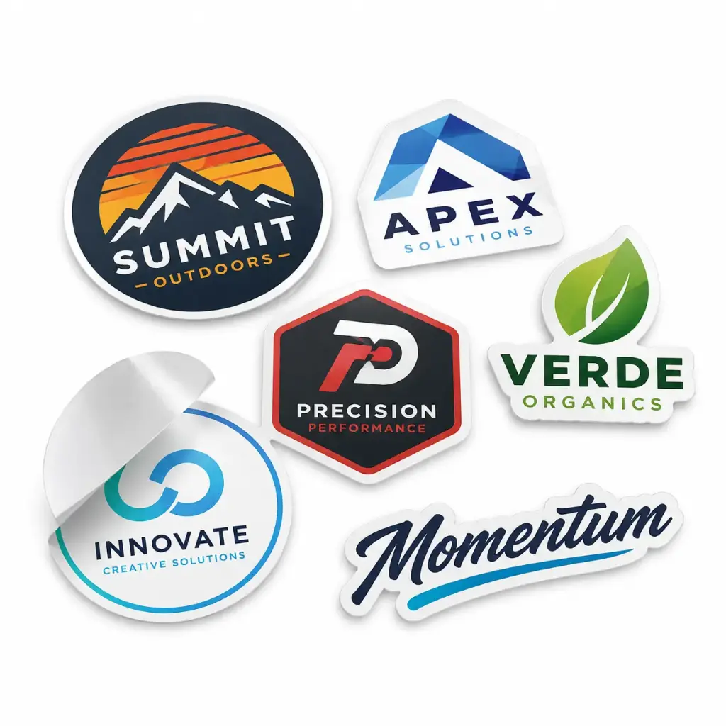 3232-Die-Cut Logo Stickers