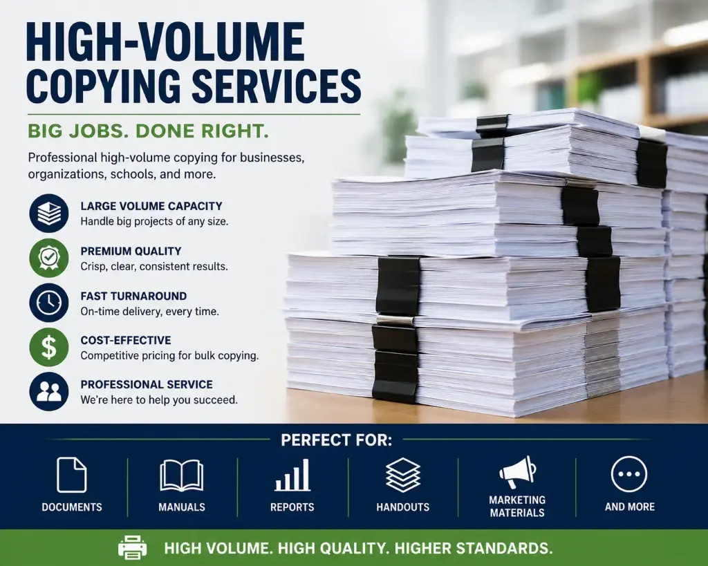 3311-High-Volume Copying